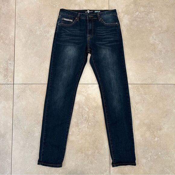 7 For All Mankind Paxtyn skinny jeans Sz. 16 - Picture 2 of 9